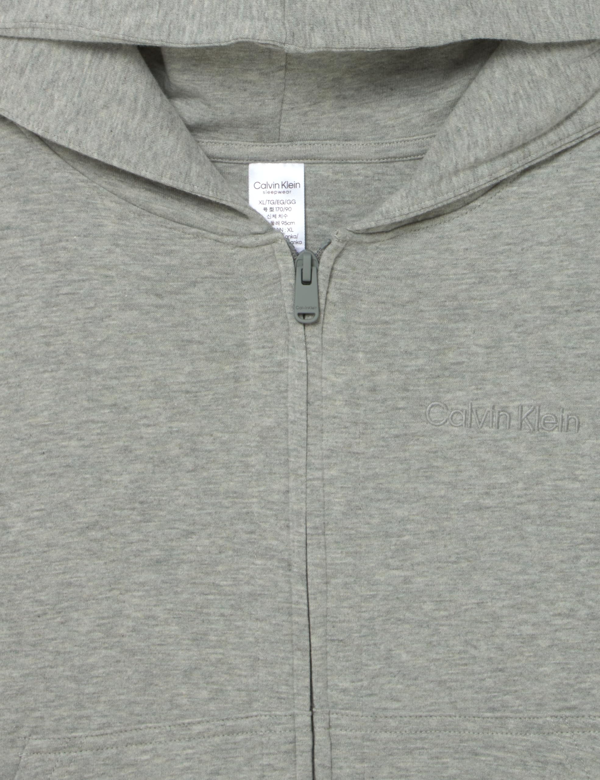 Calvin Klein L Kobiety Bluza Z Kapturem Na Zamek Błyskawiczny 000qs7270e