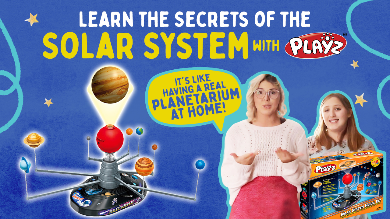 Amazon.com: Playz Premium Solar System Model Kit for Kids - 4