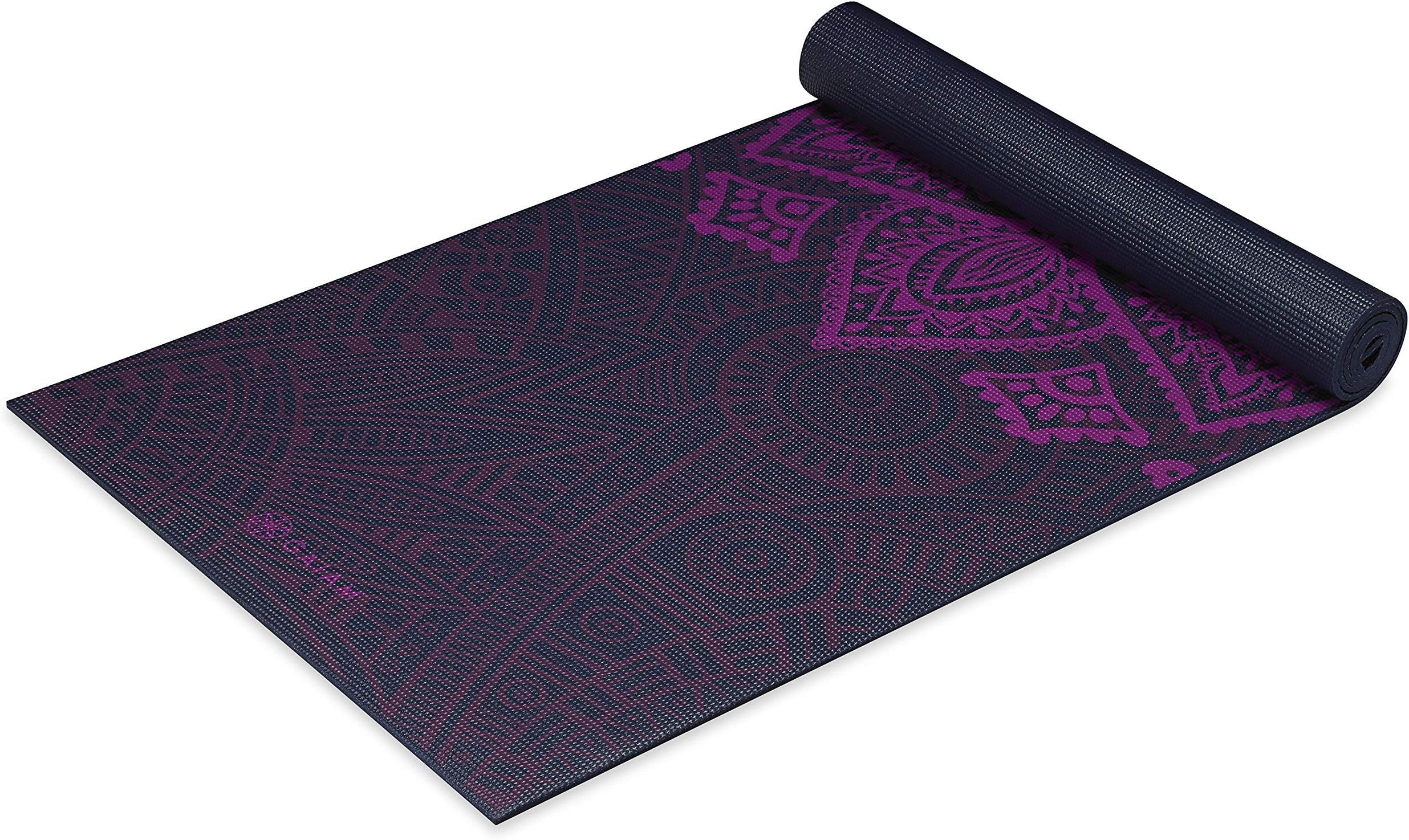 Yoga Mat - Premium 6mm Print Extra Thick Non Slip Exercise & Fitness Mat for All Types of Yoga, Pilates & Floor Workouts (68"L x 24"W x 6mm Thick)