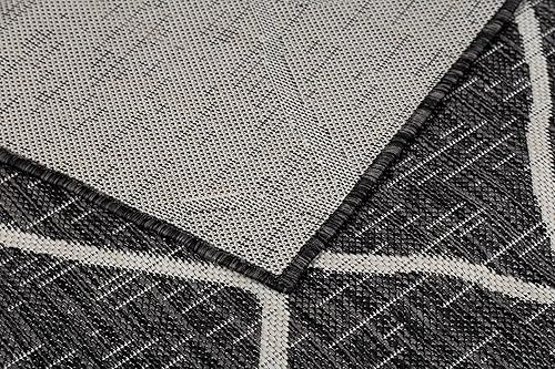 Vista 64 de Adiva Rugs - Alfombra para interior y exterior, tapete fácil de limpiar, resistente a la intemperie y las manchas, para comedor, patio, terraza