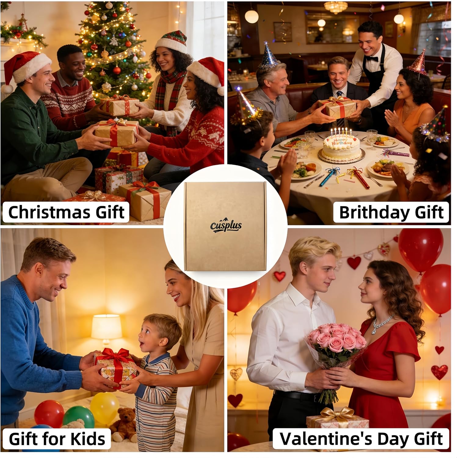 Rechargeable Table Lamp Lighted Painting,Novelty Night Light for Bedroom,Dynamic LED Touch Lamps for Nightstand,3-Color Dimmable Decorative Light for Home Decor,Gift for Women Kid Mom