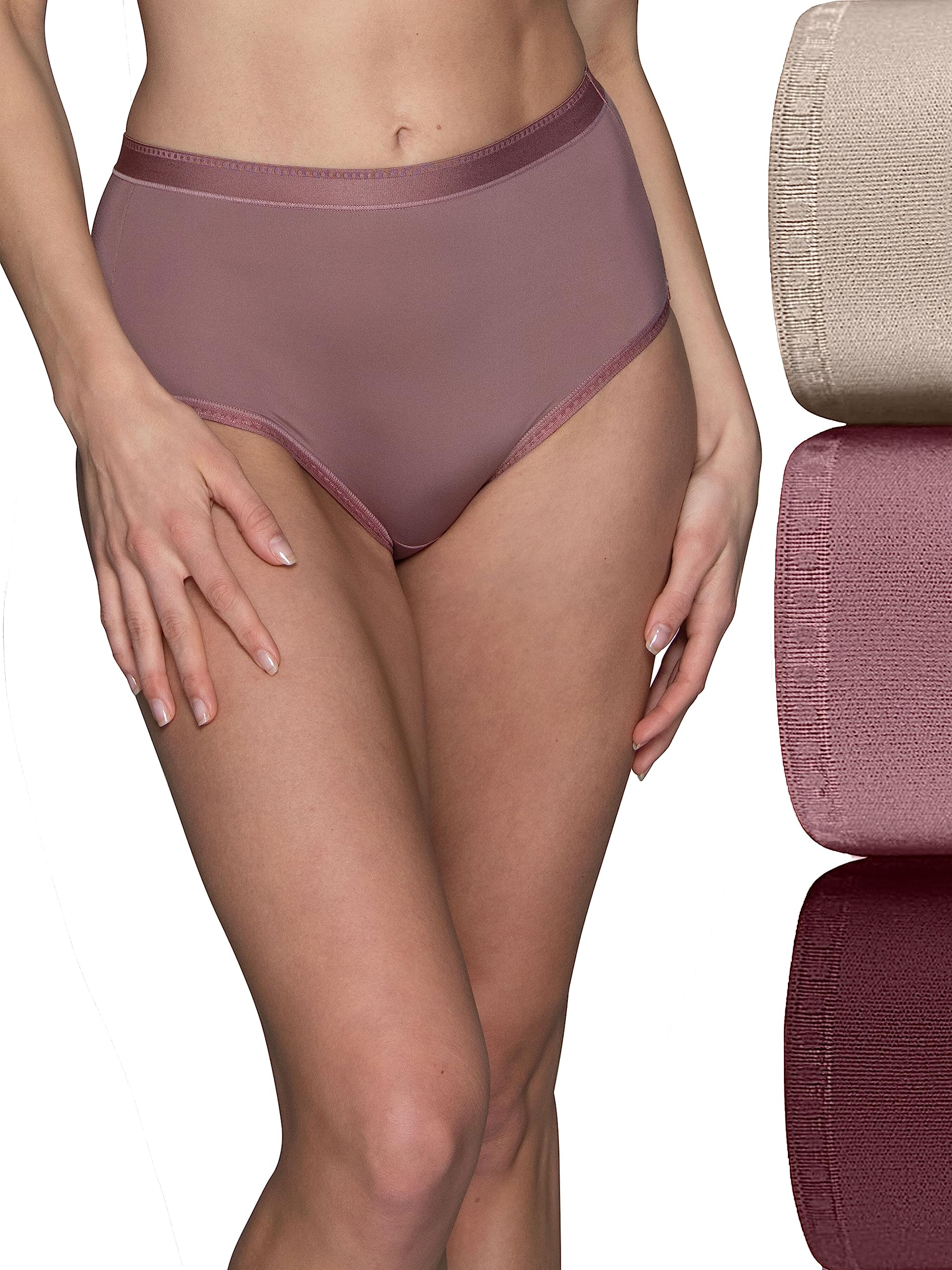 Vanity Fair Women's Comfort Where It Counts No Ride Up Panties