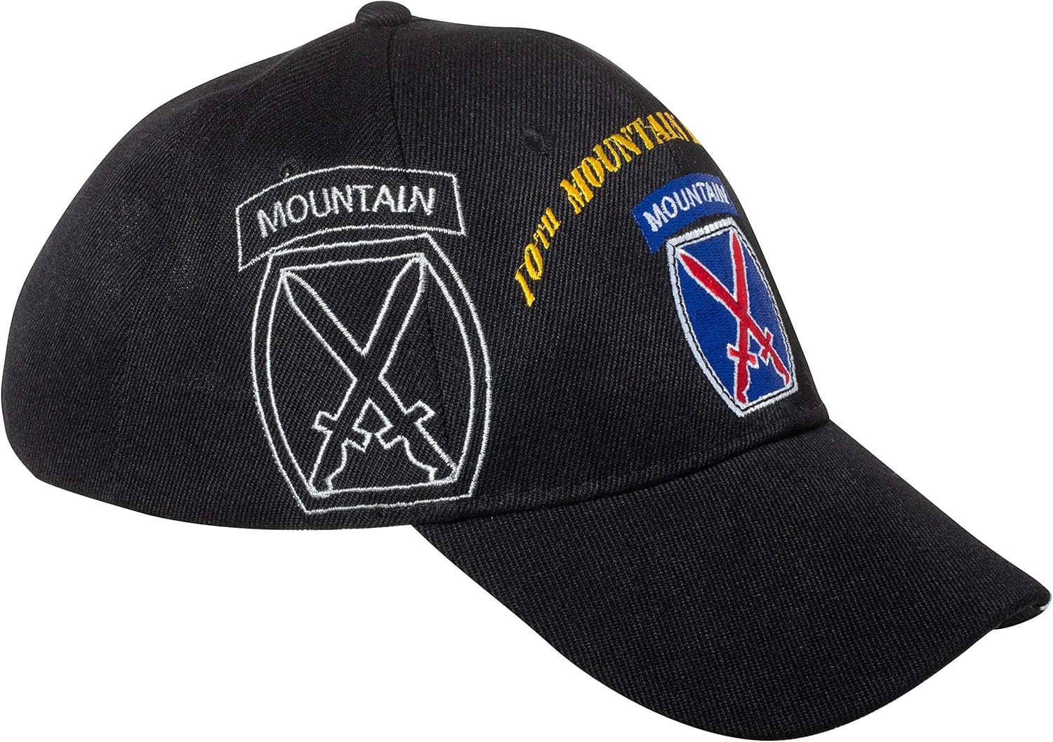Officially Licensed US Army Infantry Division Black Embroidered Baseball Cap - Multiple Divisions Available! - Image 2