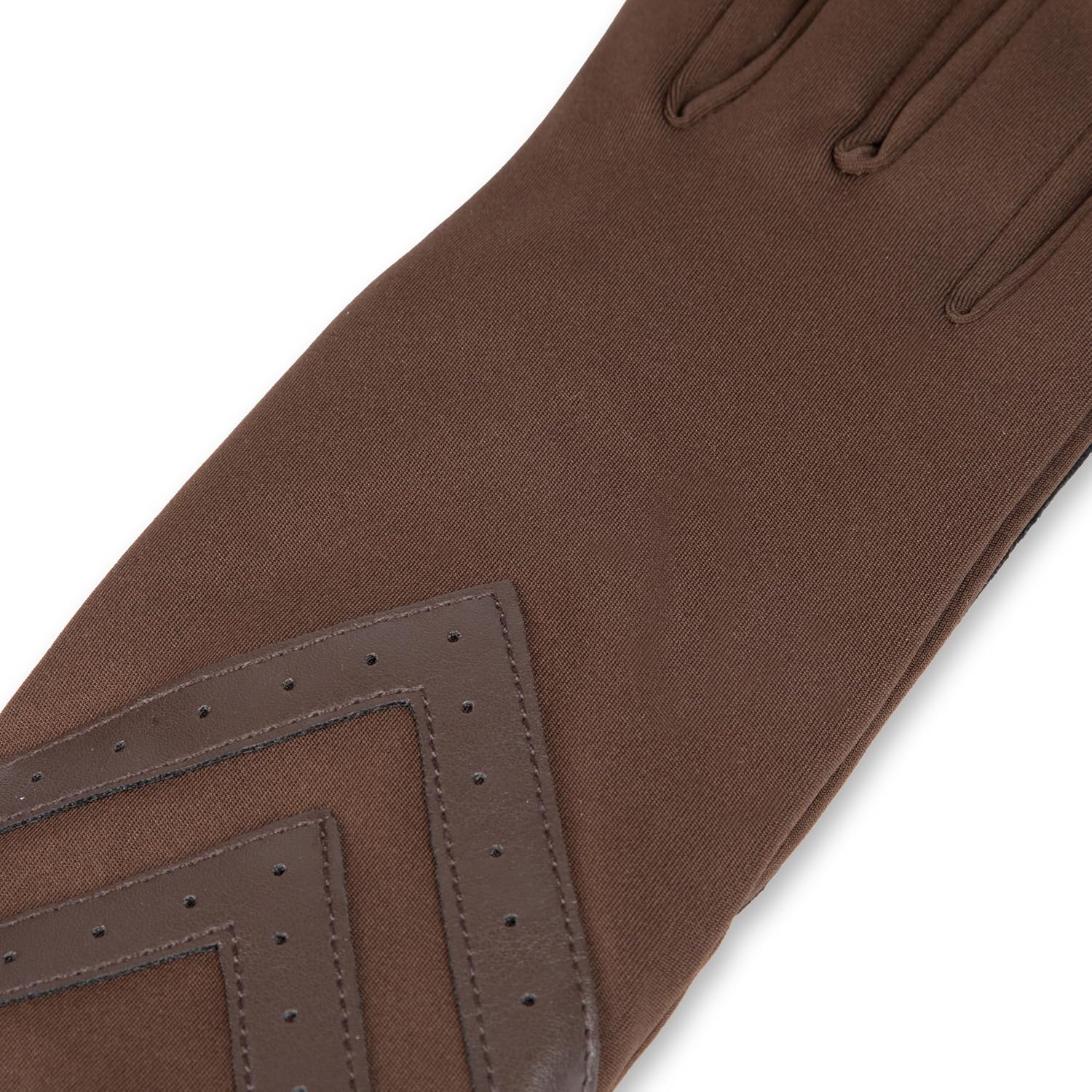 Size M/L...isotoner womens Spandex Touchscreen Cold Weather Gloves With Warm Fleece Lining and Chevron Details