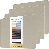 Vista 124 de KING MOUNTAIN Parche de reparación de lona de 9 x 11 pulgadas, 2 piezas, parche de tela impermeable autoadhesivo para sofás, tiendas de campaña