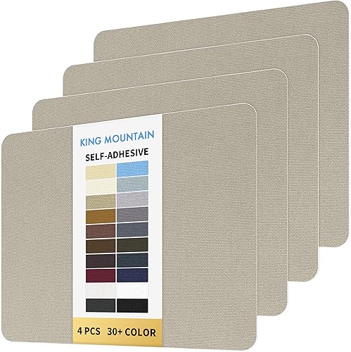 Vista 244 de KING MOUNTAIN Cinta de reparación de lona, parche para equipos para exteriores, 4 x 63 pulgadas, impermeable, autoadhesiva para reparar cubiertas