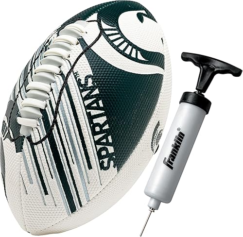 Miniatura 132 de Franklin Sports NCAA - Mini balón de fútbol juvenil - 8.5 pulgadas SPACELACE textura de fácil agarre, perfecto para niños