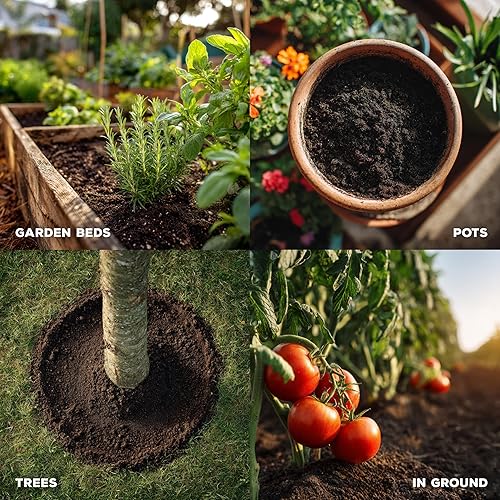 Miniatura 8 de Soil Seed & Water Dan's Gold - Compost lácteo orgánico  Compost rico y envejecido para camas de jardín, camas elevadas y enriquecimiento del suelo -