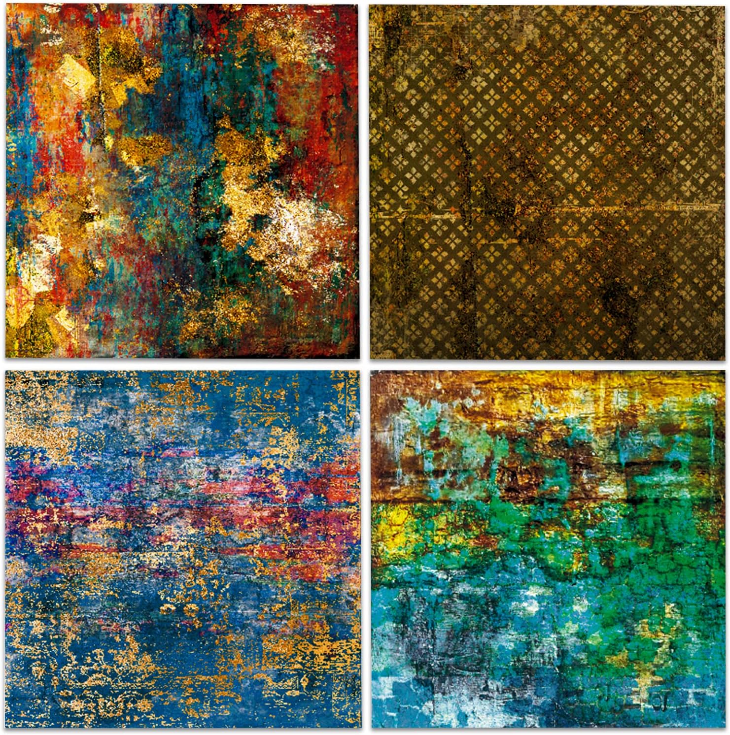 BLEDS Scrapbook Paper 160gsm, 24 Sheets Vintage Craft Scrapbooking Paper Pad 6x6 Single-Side Printing Junk Journal Cardstock Paper Supplies for Card Making Decorative Background Art Album (21006)