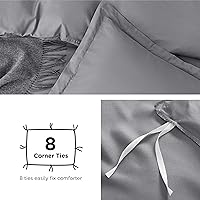 Vista 164 de Bedsure Funda de edredón tamaño Twin/Twin XL - Juego de ropa de cama suave de doble cepillado para niños y adultos, cierre de cremallera, 2 piezas