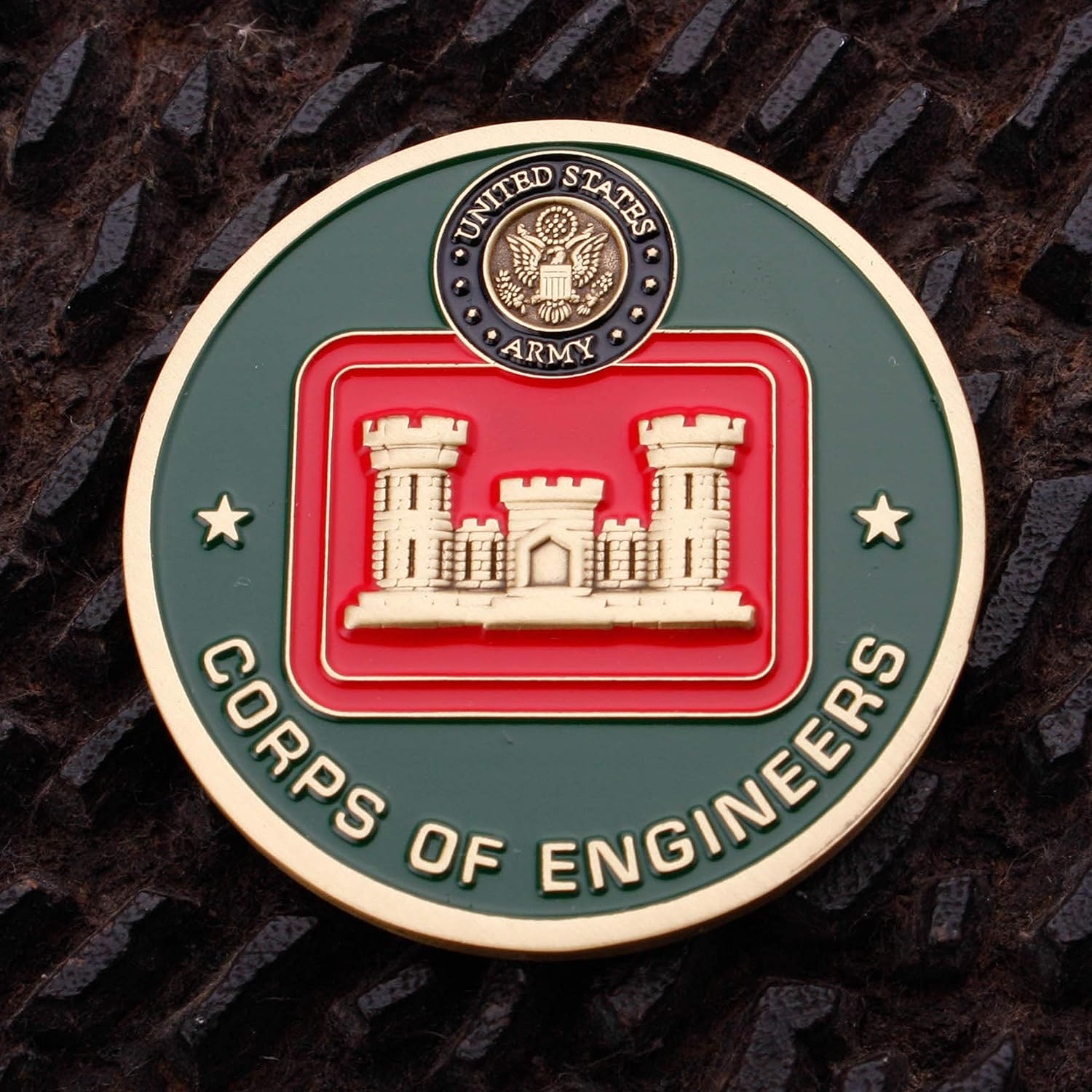 Army Corps of Engineers Challenge Coin - United States Army Essayons Coin - Designed by Military Veterans