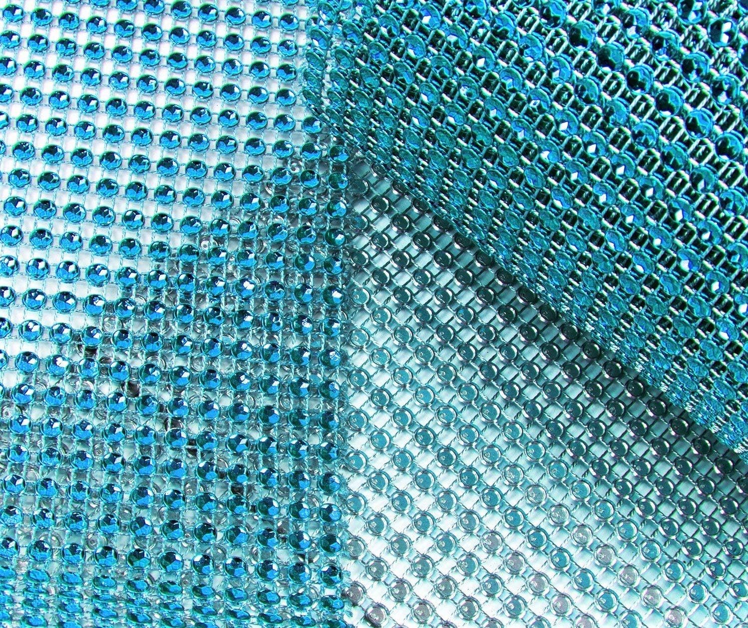 First to act タクティカルダイヤモンドラインストーンメッシュリボン 最高品質 キラキラ光るラップ リボン バルク DIY