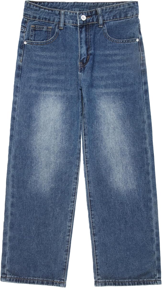 FREDD MARSHALL Baggy Jeans Pantalones de mezclilla sueltos casuales para niños