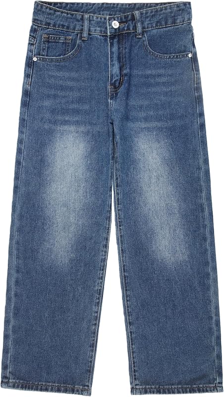 FREDD MARSHALL Baggy Jeans Pantalones de mezclilla sueltos casuales para niños