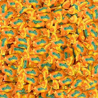Orange Mamba Fruit Chews, 1 Lb. Bag – Individually Wrapped – Juicy Chews Perfect For Holidays, Piñatas, Christmas Stockings, Goody Bags, And Parties – Approx. 80 Pieces