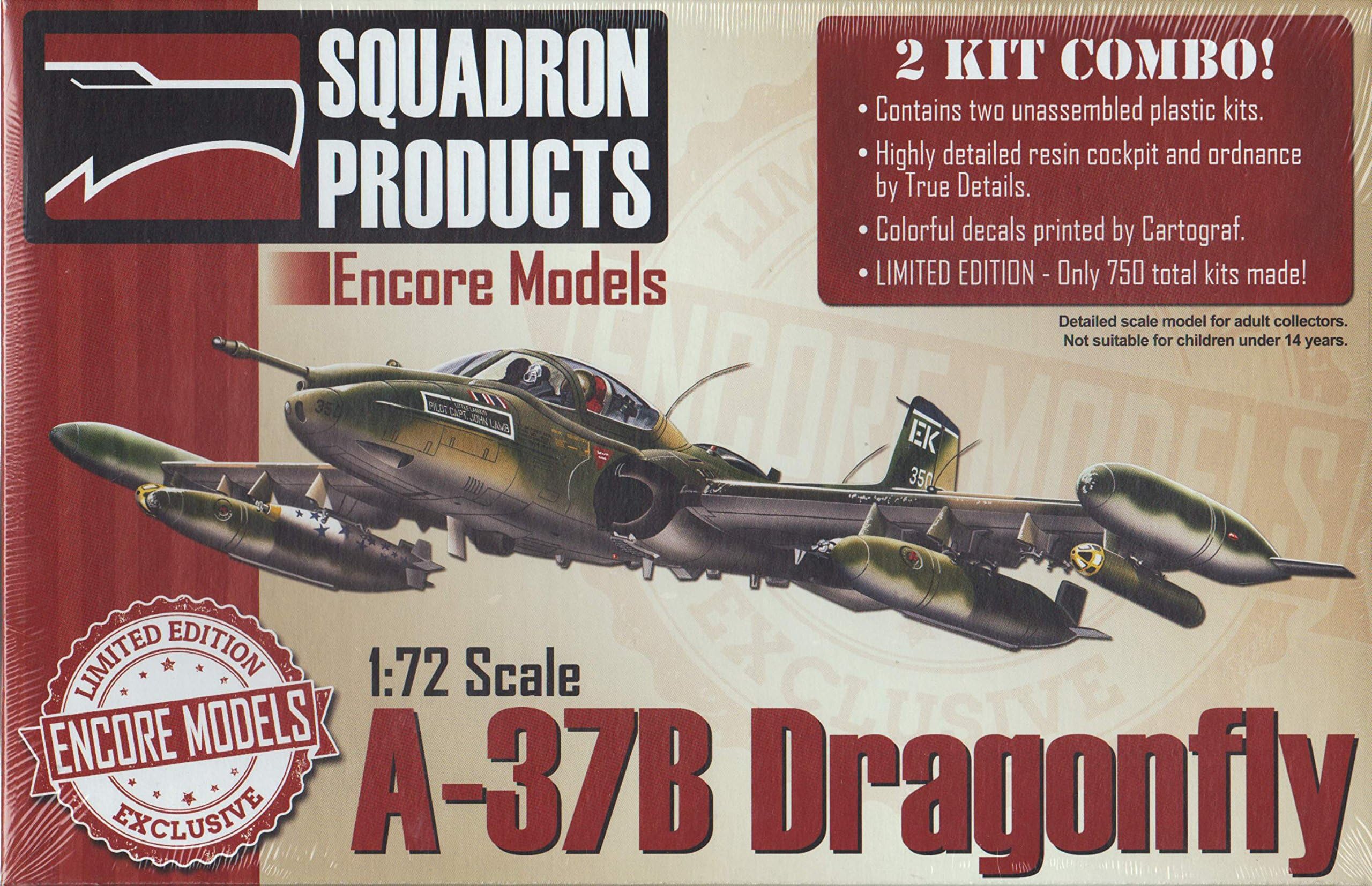 Encore Models 1/72 Scale A-37b Dragonfly Aircraft Model Building Kit