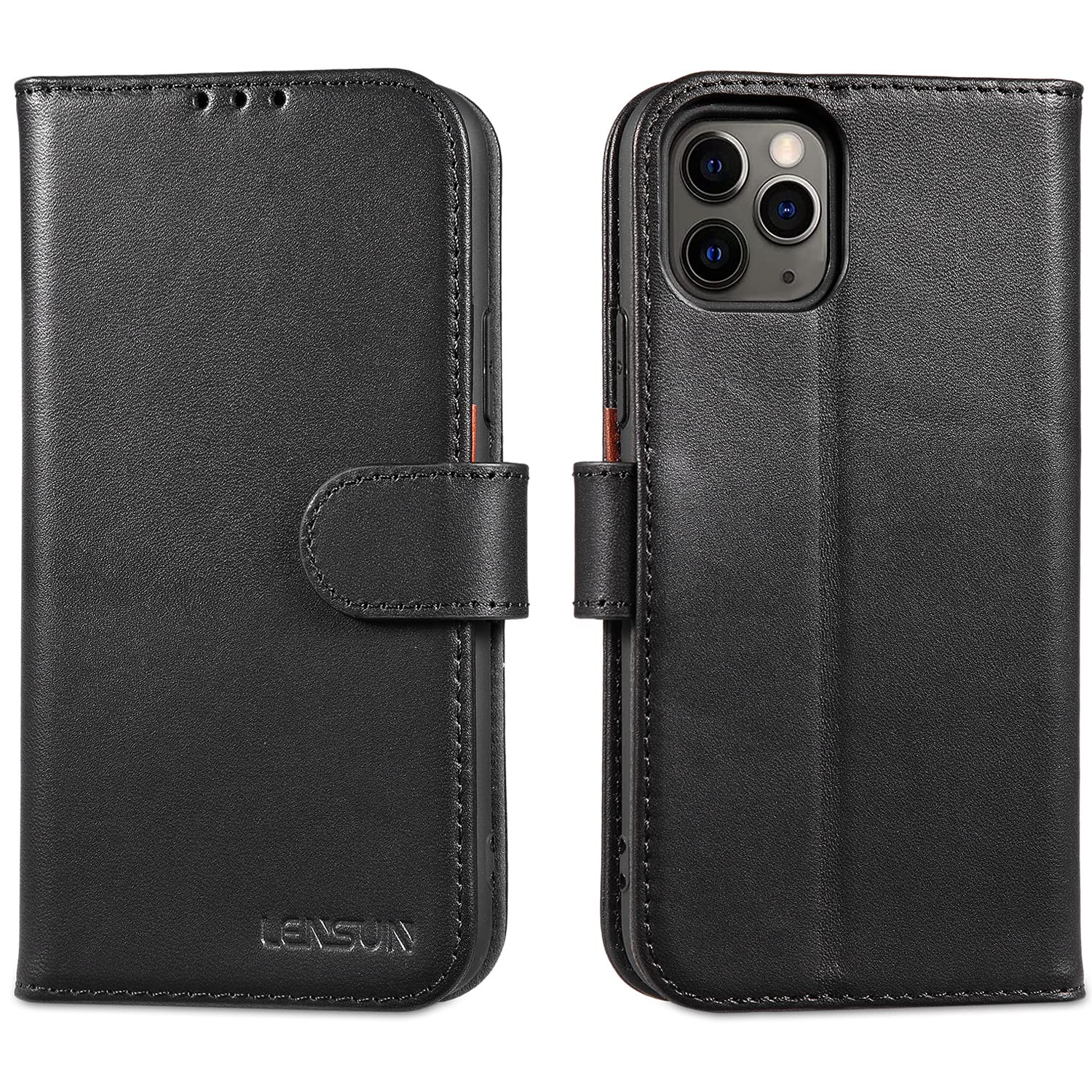 Étui cuir iPhone 11 Pro avec rangements cartes et RFID - 8