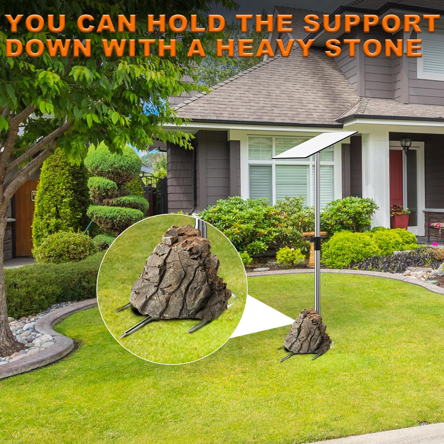 Starlink Pole Mount Gen 3,Stainless Steel Starlink Gen 3 Mount,Height Adjustable Starlink Mount Grounded Stand