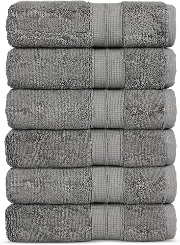 Towel Bazaar Toallas turcas de algodón de primera calidad suaves y absorbentes ciruela 4 piezas