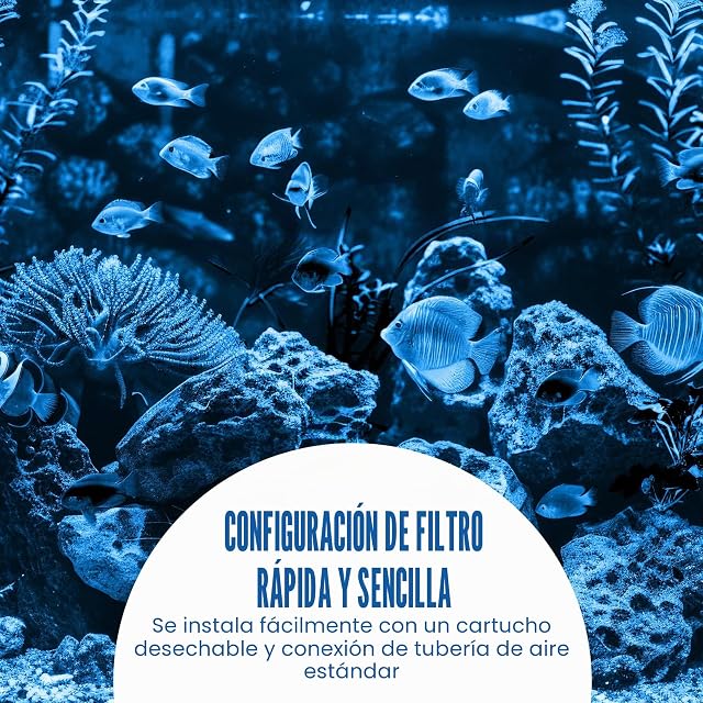 Foto 3 de 7 de Penn Plax Mundo Acuario Filtro, pequeño