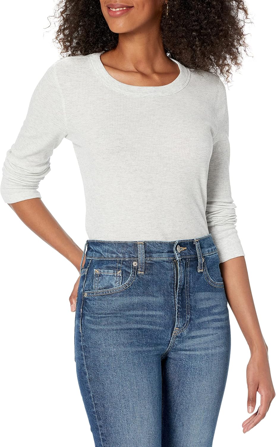 Gap Womens Waffle Knit Long Sleeve Tee T-Shirt