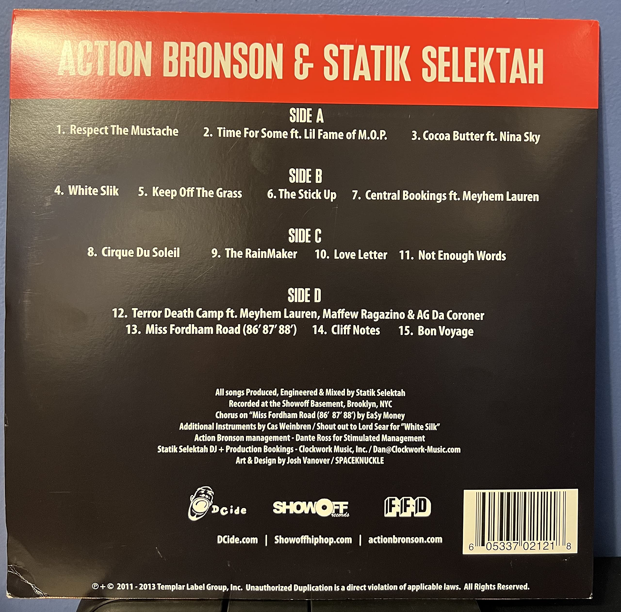 Action Bronson signed Well Done 12