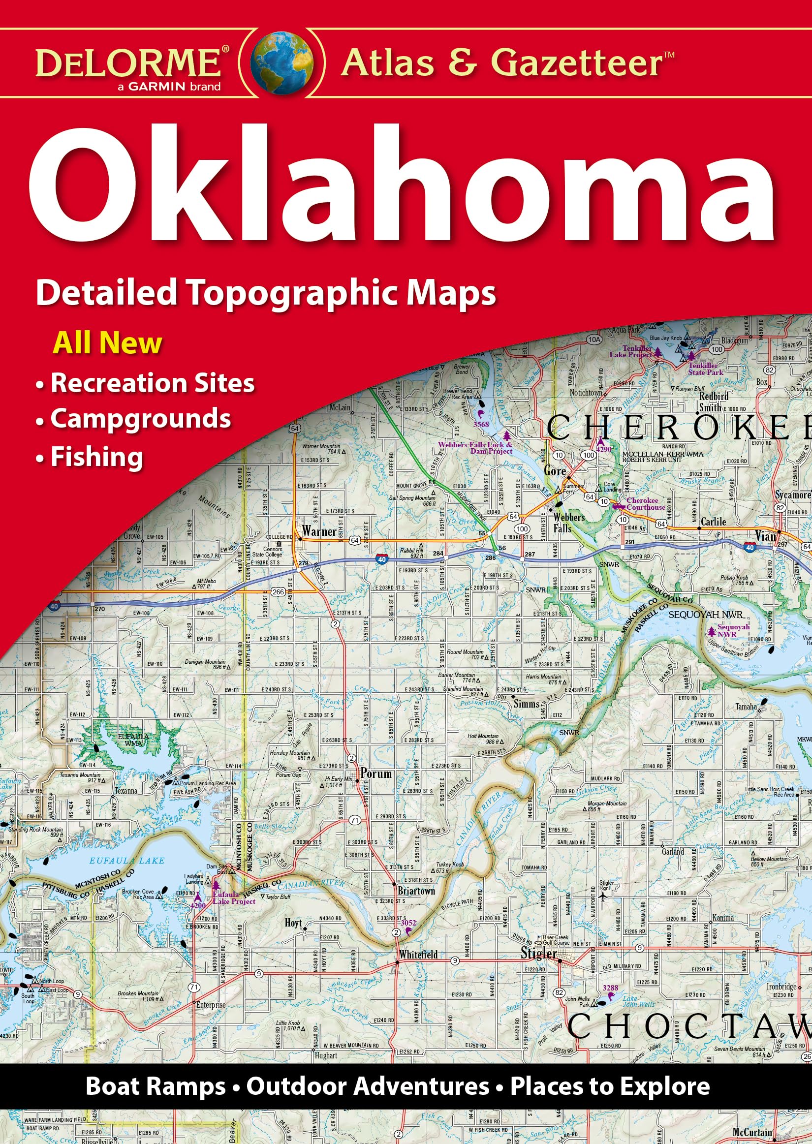 Delorme Atlas & Gazetteer: Oklahoma