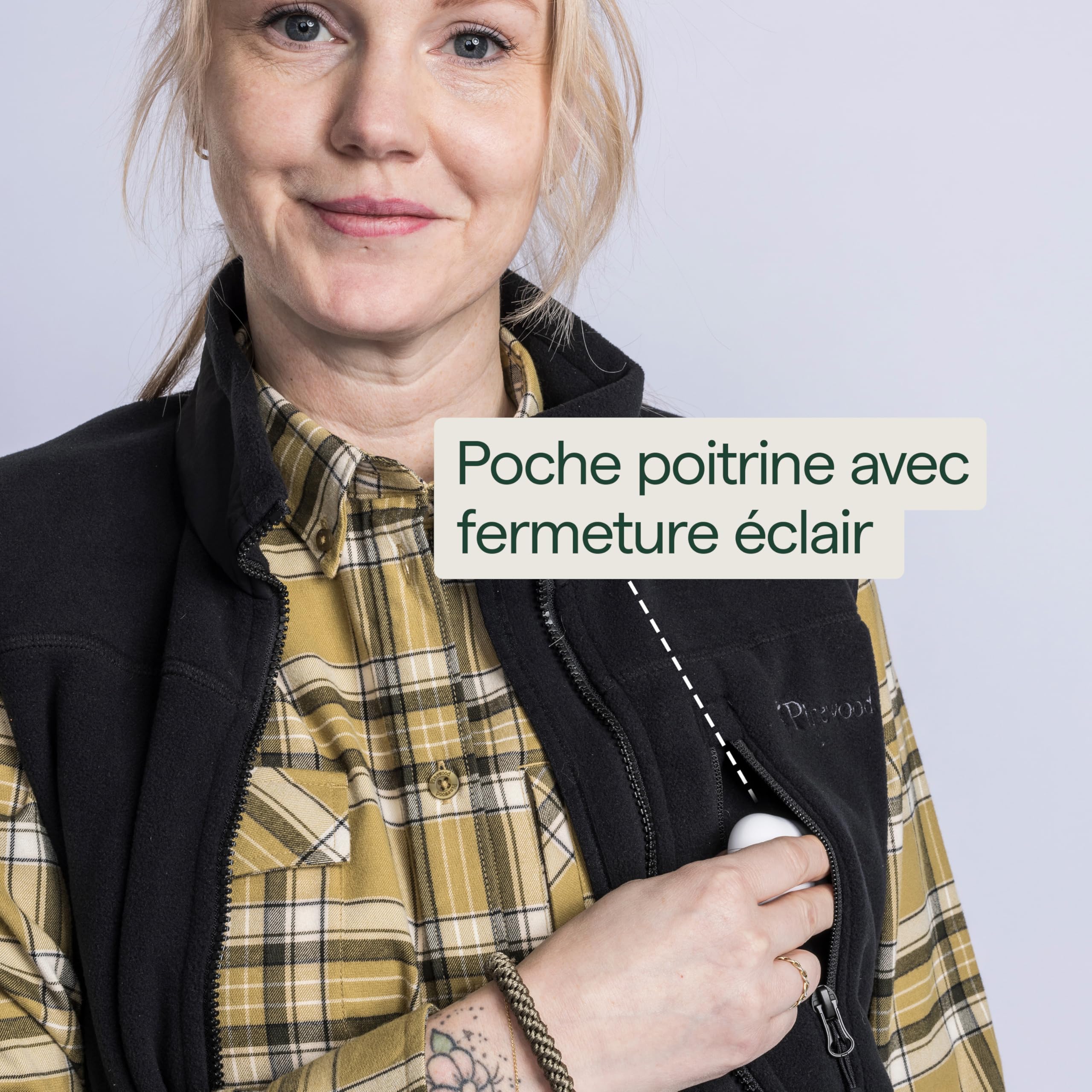 Pinewood Gilet Sans Manches Femme, Gilet Chaud en Matières Recyclées, pour la Randonnée et les Activités de Plein Air