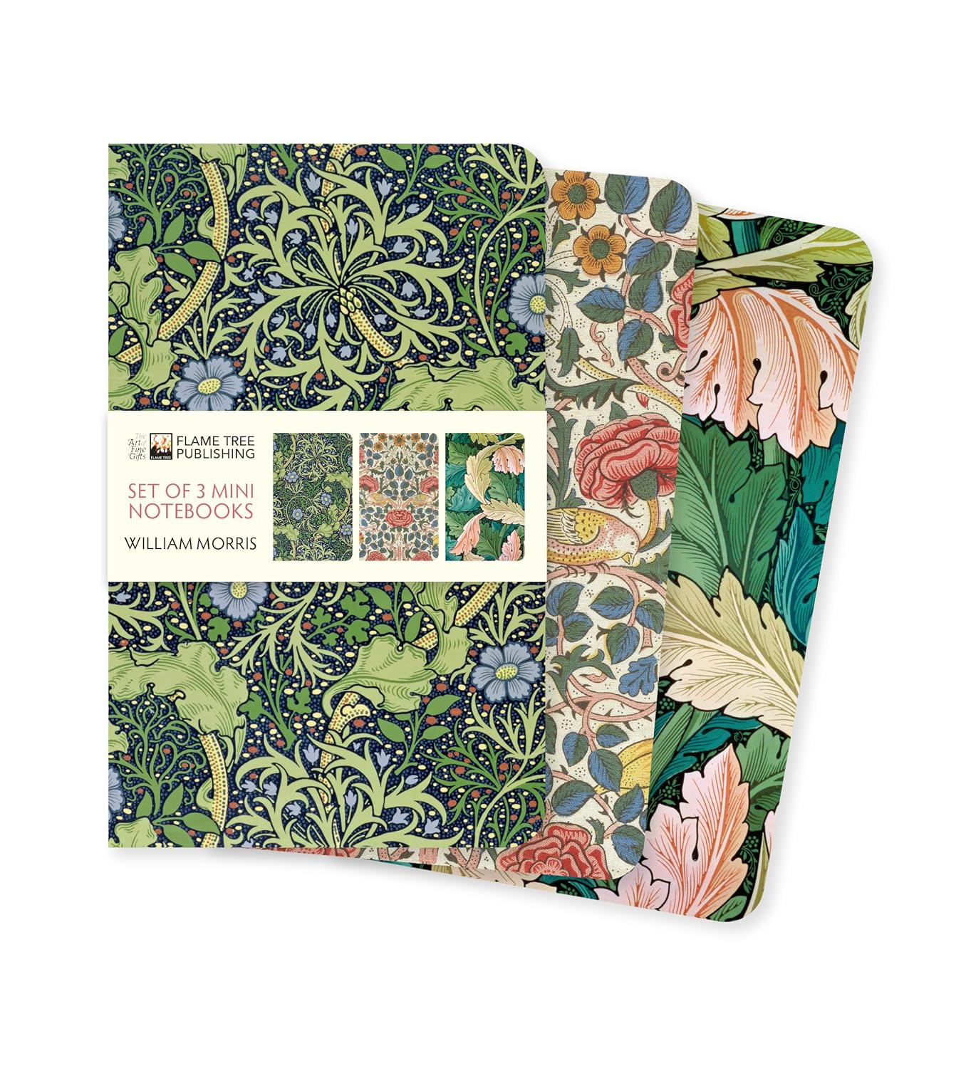 William Morris Set of 3 Mini Notebooks (Mini Notebook Collections)