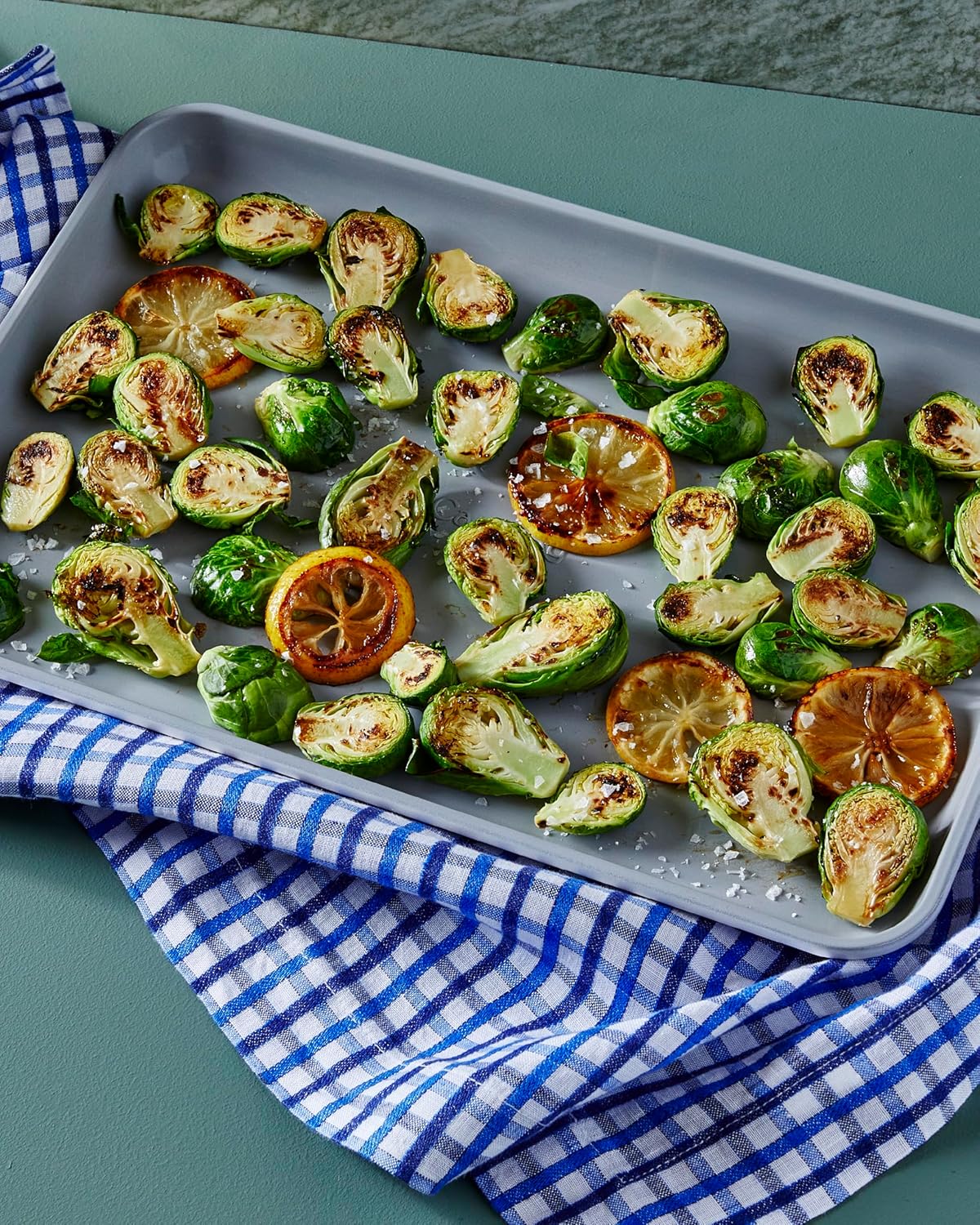 Caraway Non-Stick Ceramic Baking Sheet Trio - Naturally Slick Ceramic Coating - Non-Toxic, PTFE & PFOA Free - 18 x 13" Large, 15 x 10" Medium, & 9" x 13" Small - Slate - Image 7