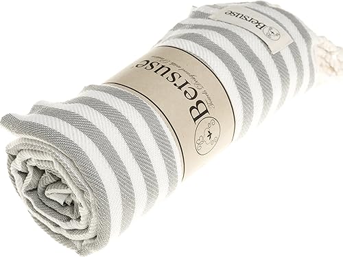 Miniatura 4 de Bersuse Malibu - Toalla turca 100% algodón, de 37 x 70pulgadas