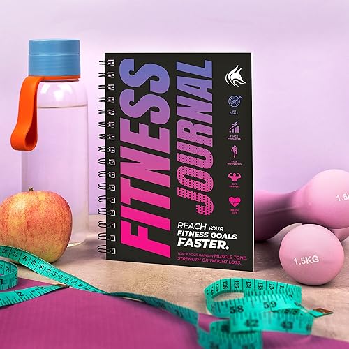 Miniatura 6 de Clever Fox Diario de fitness libro de registro de entrenamiento, planificador diario de acondicionamiento físico diario para mujeres y hombres.