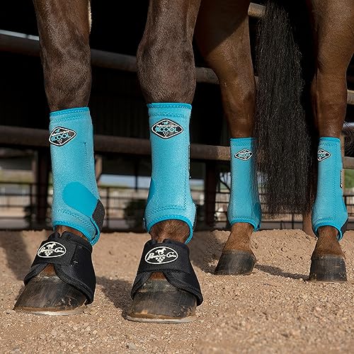 Vista 2 de Professional's Choice 2XCOOL Botas deportivas para caballos medicinales, diseño protector y transpirable para máxima comodidad y durabilidad en Negro