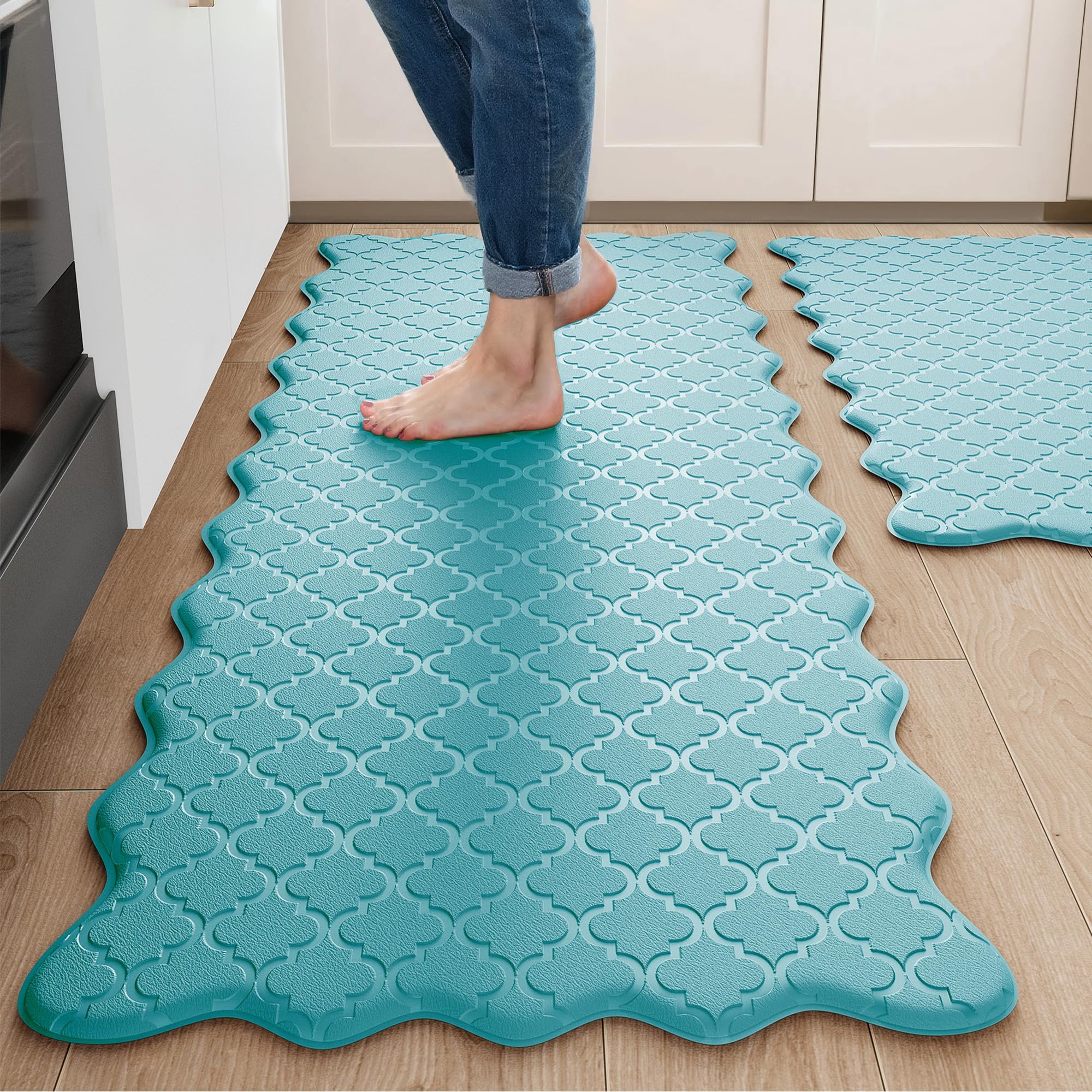 Arenarug Scalloped Kitchen Mats - 2-Piece Set -28