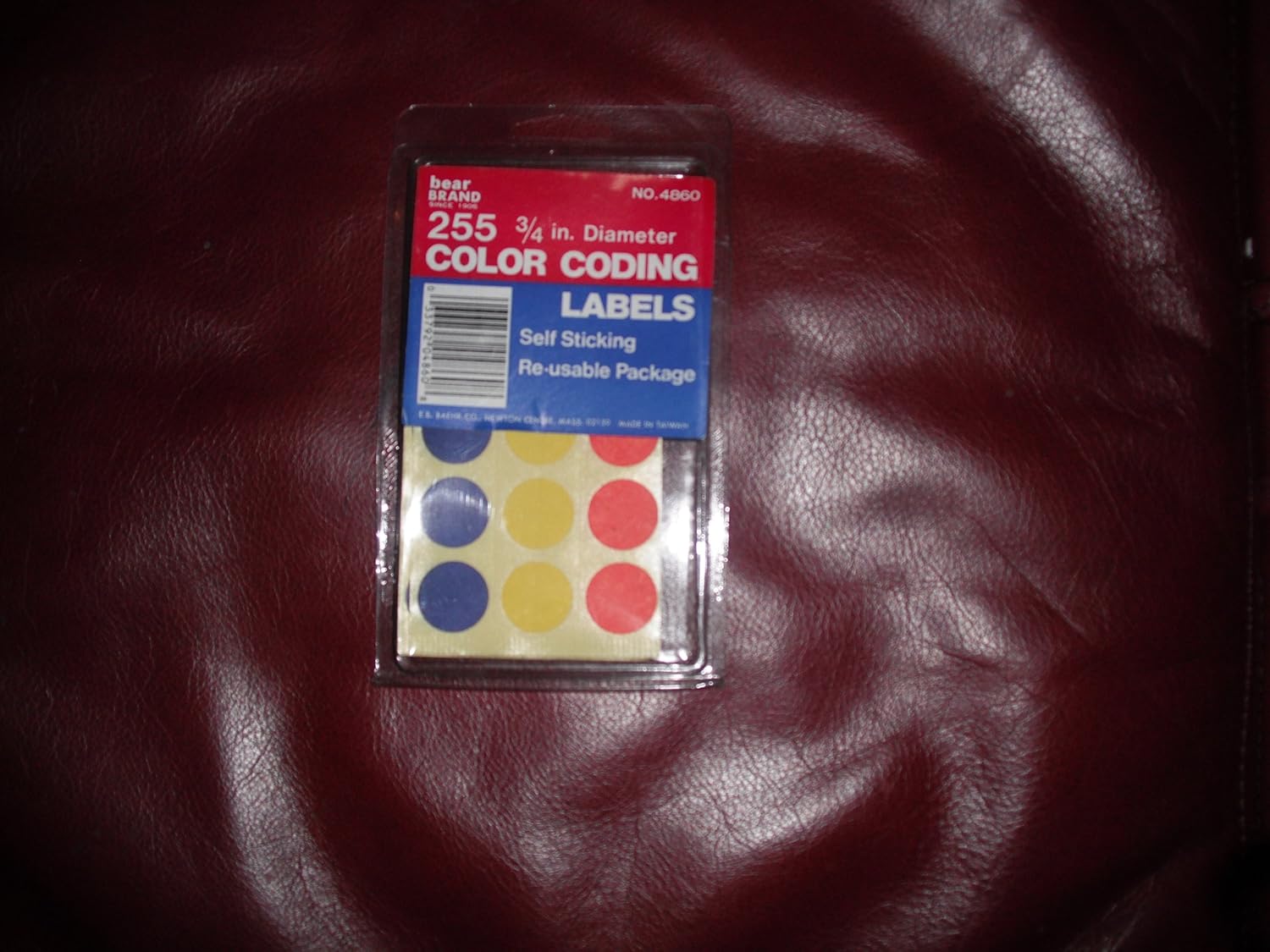 Color Coding Labels, 3/4 inch selfsticking labels, 255