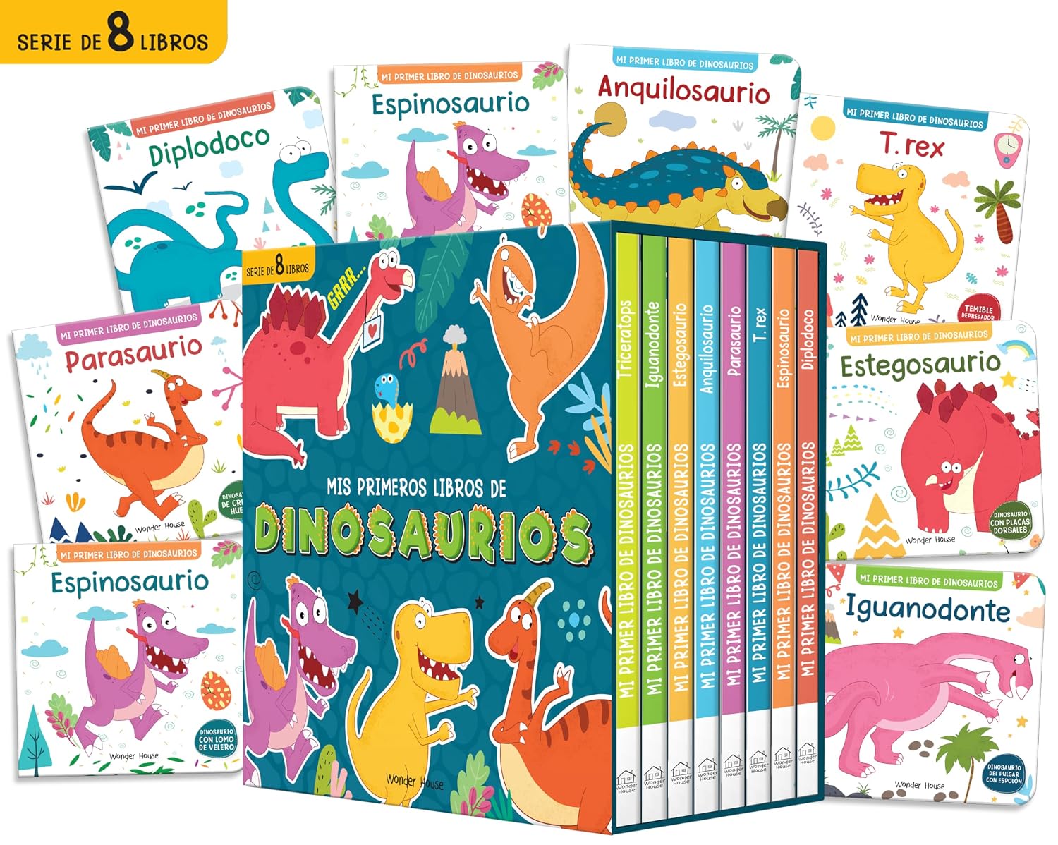 My First Dino Board Book Boxed Set- Spanish (Spanish Edition)