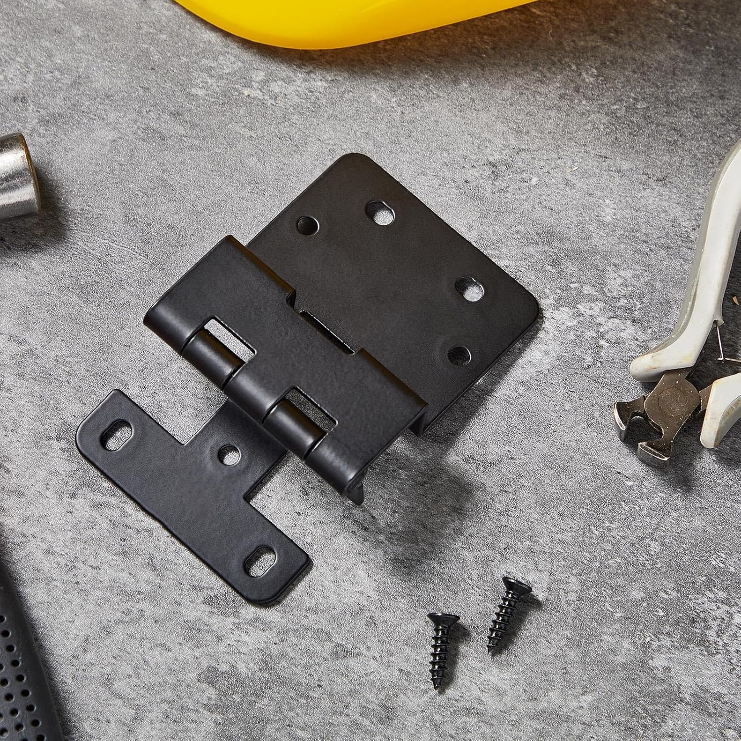 Yaocom 1 Pcs Five-Knuckle Hinge for 3/4" Door Thickness, 270 Degree Institutional Hinge, Black Powder Finish for Institutional Use in Hospitals, Schools, and Other Comercial Settings