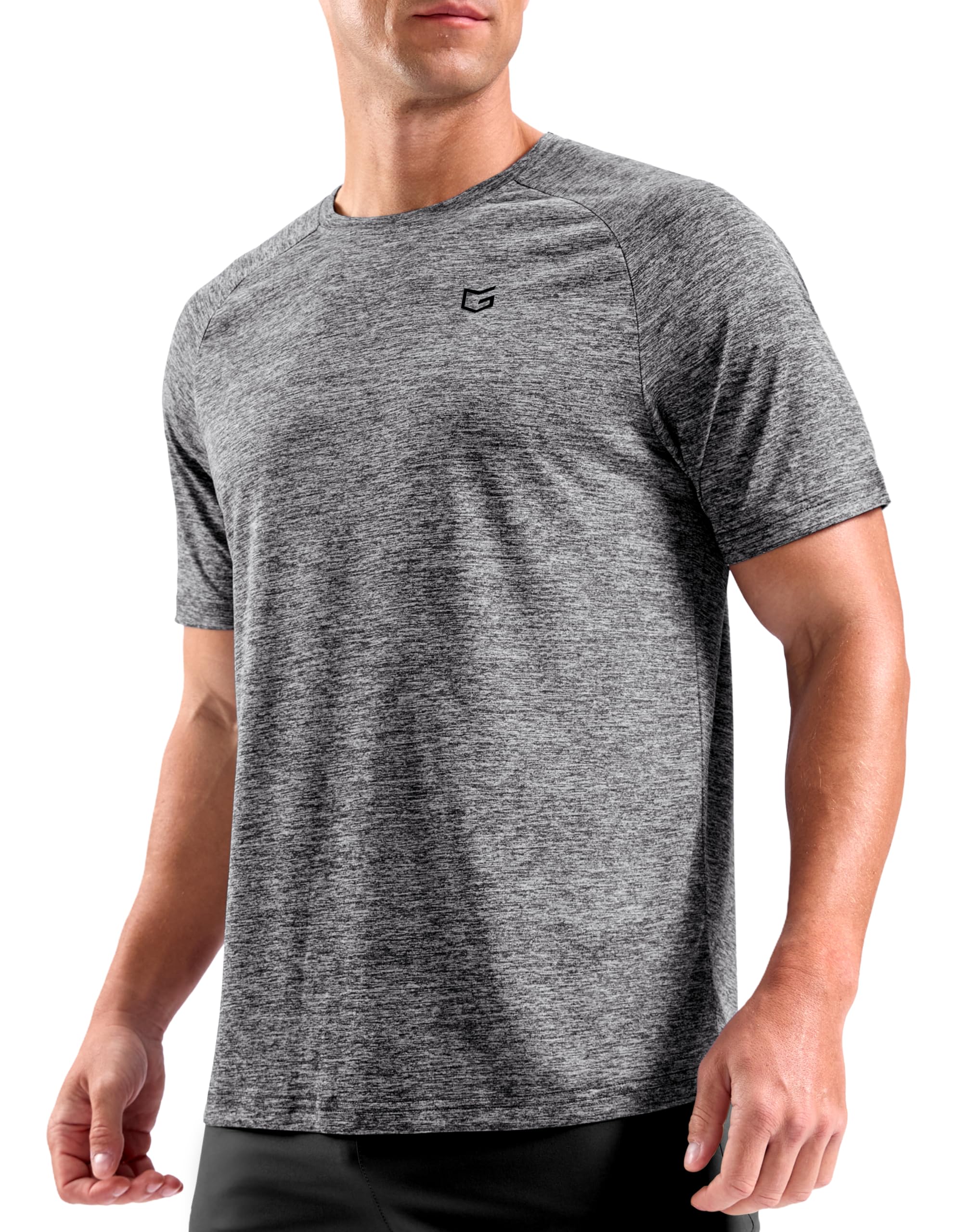 Mens Workout Dry Fit Shirts Athletic Performance T-Shirts