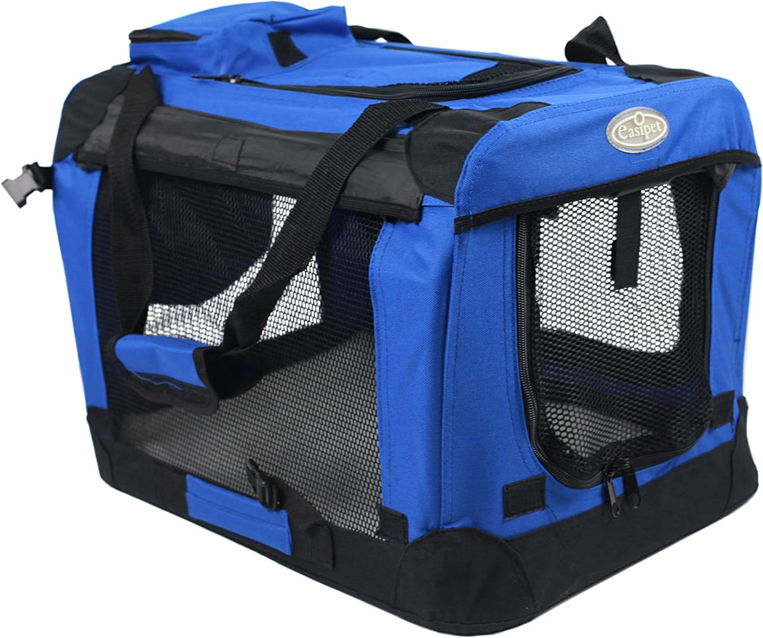 Easipet Fabric Pet Carrier Crate (M, Blue) Amazon.co.uk Pet Supplies