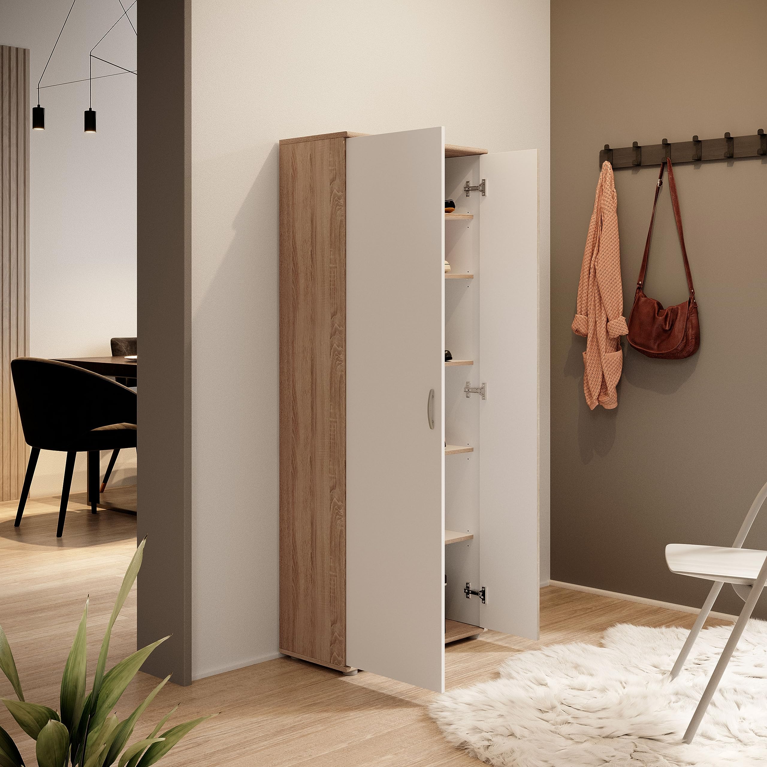 Scarpiera 3 Ante 65x15xh100 cm rovere sonoma SC1318K50104