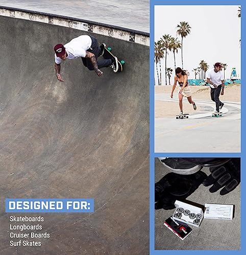 Miniatura 2 de Fireball Dragon - Juego de 8 rodamientos para patineta rápida 608, para patinetas en línea y patines de ruedas, rodamientos para patineta