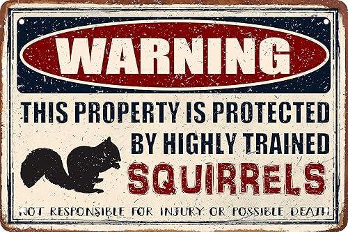 Divertidas ardillas decorativas de metal vintage, placa para decoración de pared, bar, pub, hombre, cueva, club, novedad, baño, inodoro, retro,