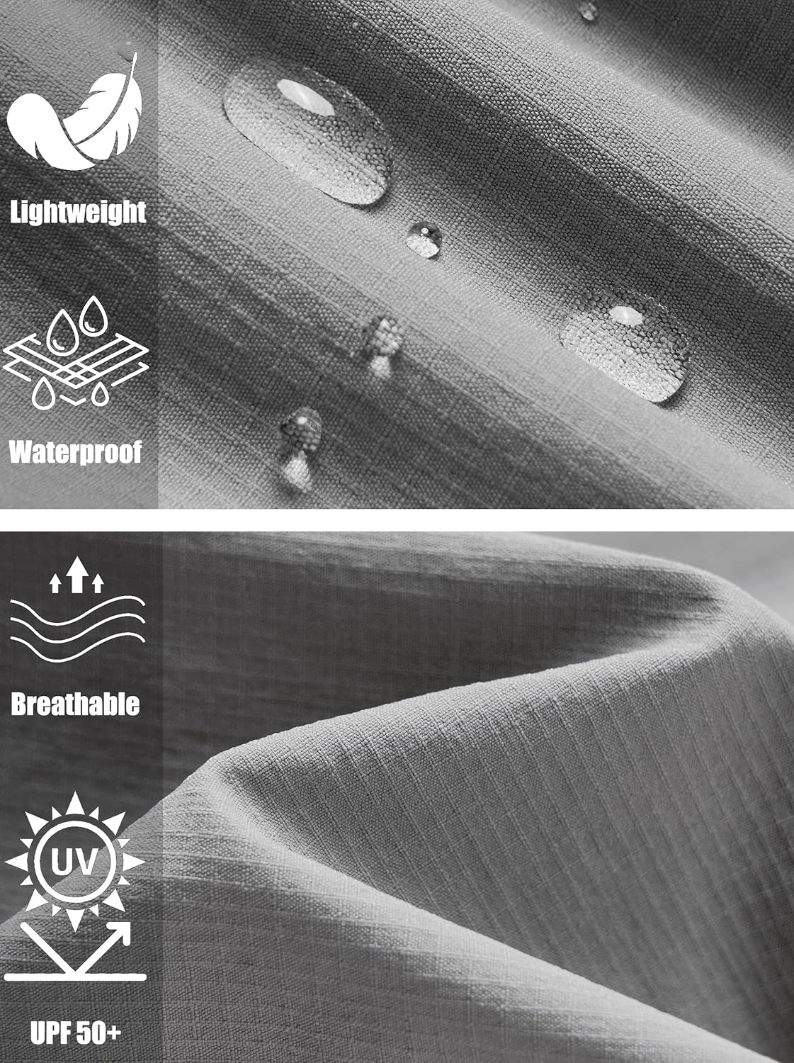 Men's Hiking Convertible Zip Off Pants Outdoor Waterproof Quick Dry Lightweight Fishing Safari Travel Cargo Work Pants - Image 5