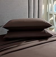 Vista 19 de American Home Collection Juego de 2 fundas de almohada de microfibra de doble cepillado, suaves y de fácil cuidado