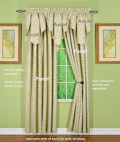 Miniatura 4 de Today's Curtain Lexington Panel 55 pulgadas de ancho x 84 pulgadas de largo, crudosalvia