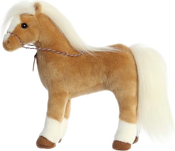 Aurora Exquisite Breyer Morgan Stuffed Animal - Realistic Detailing - Imaginative Play - Brown 13 Inches