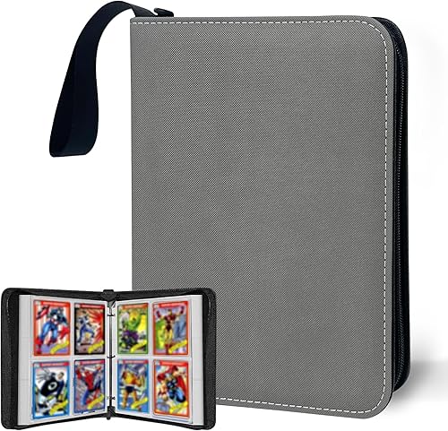 Miniatura 7 de Carpeta de tarjetas de baloncesto de la NBA de 400 bolsillos, regalos para coleccionistas de tarjetas coleccionables de baloncesto, bolsa de