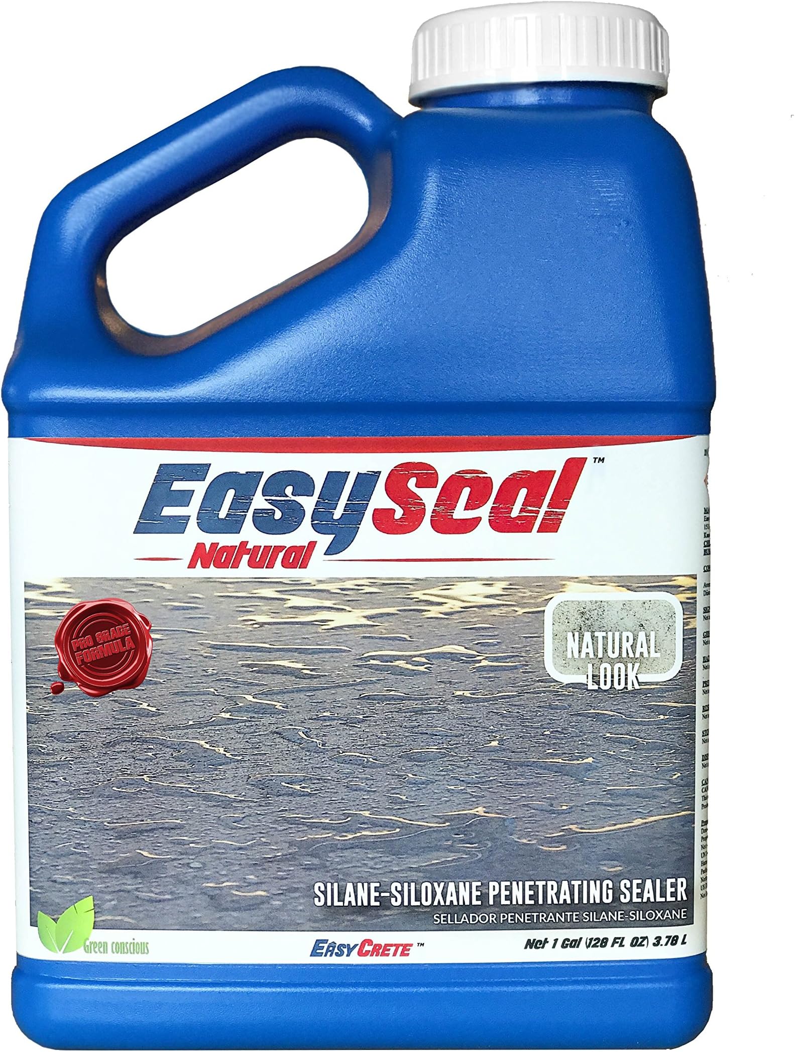 EasySeal Natural Silane-Siloxane Penetrating Exterior Concrete Sealer (1 Gallon)