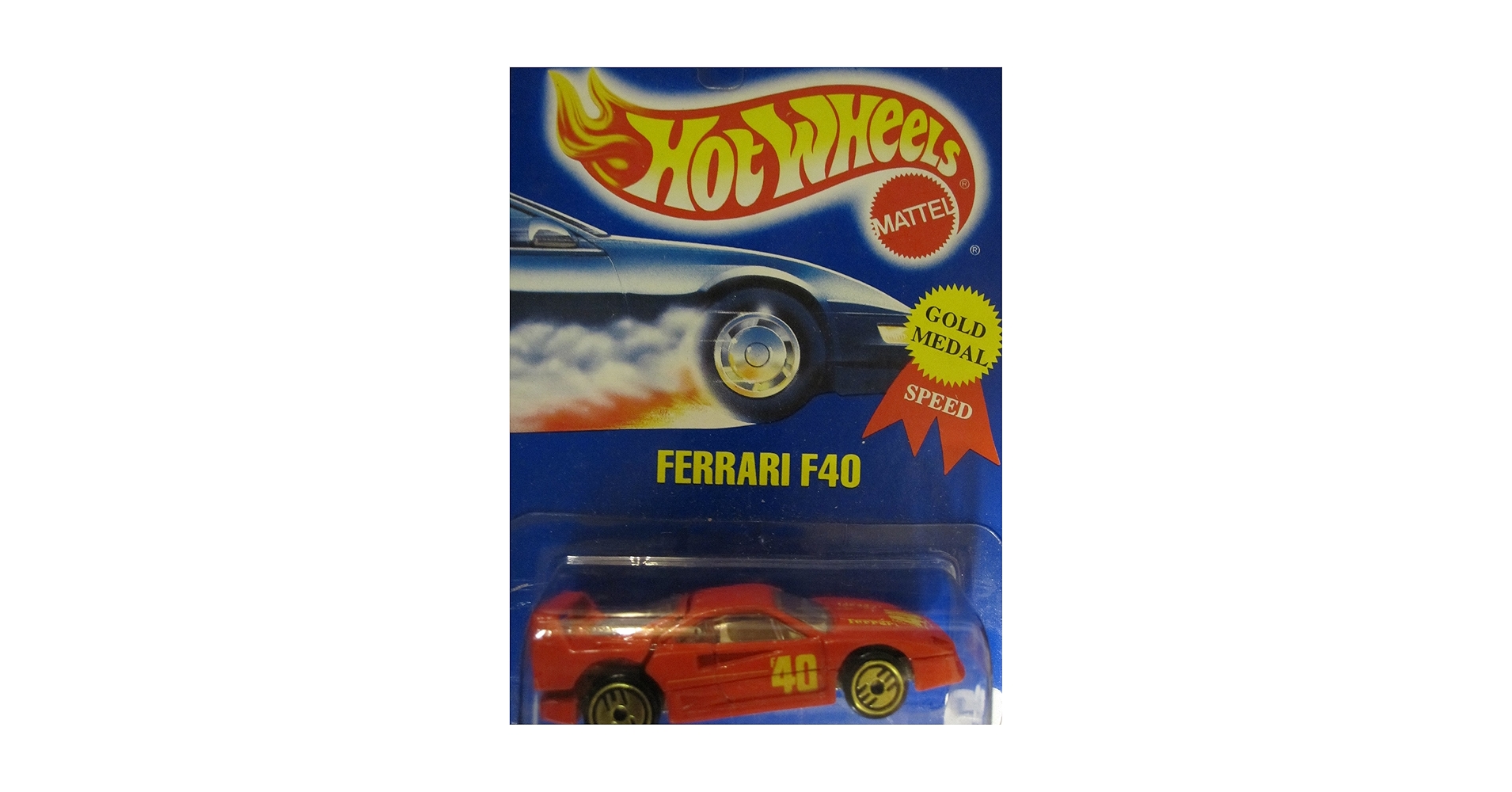 Amazon.com: Ferrari F40 Hot Wheels 1994 Gold Medal Speed #69