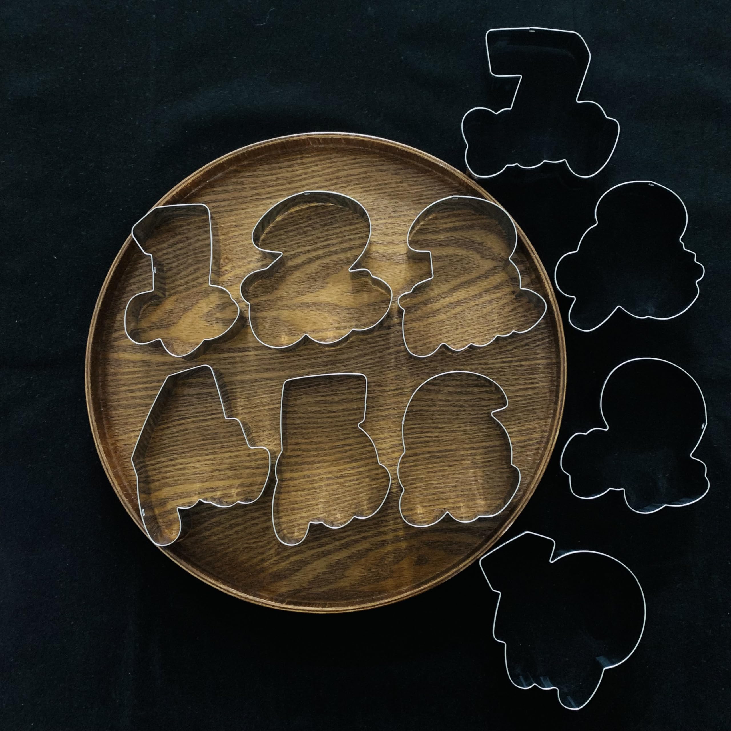 Juego de cortadores de galletas de gran número con palabra, 10 piezas, apto para lavavajillas, #1#2#3#4#5#6#7#8#9#10 forma de cortador de galletas de fondant